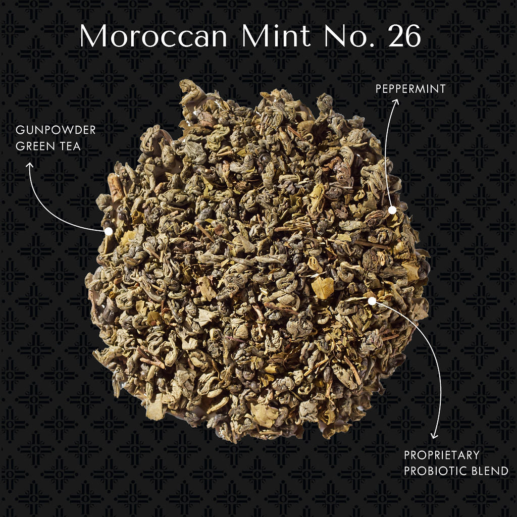 Moroccan Mint No. 26 |  Loose Leaf Green Tea Disc