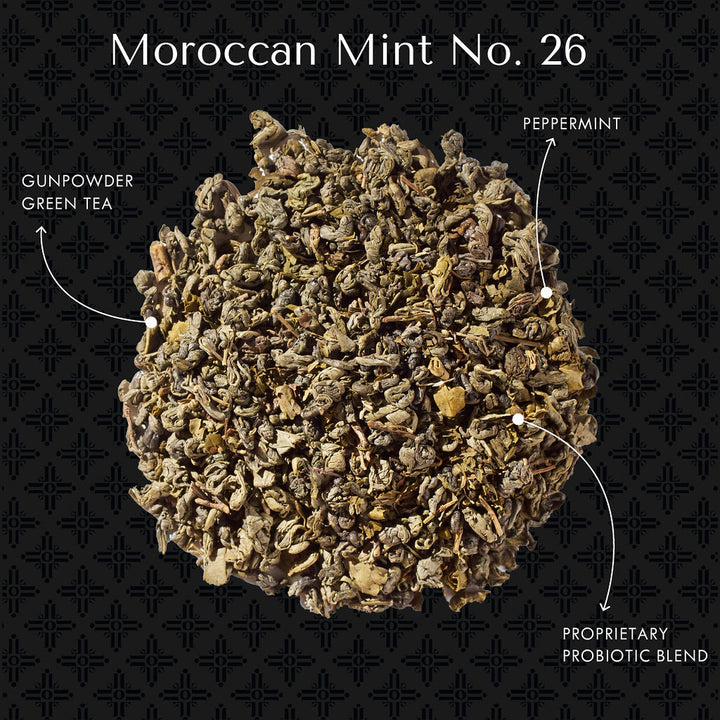Moroccan Mint No. 26 |  Loose Leaf Green Tea Disc