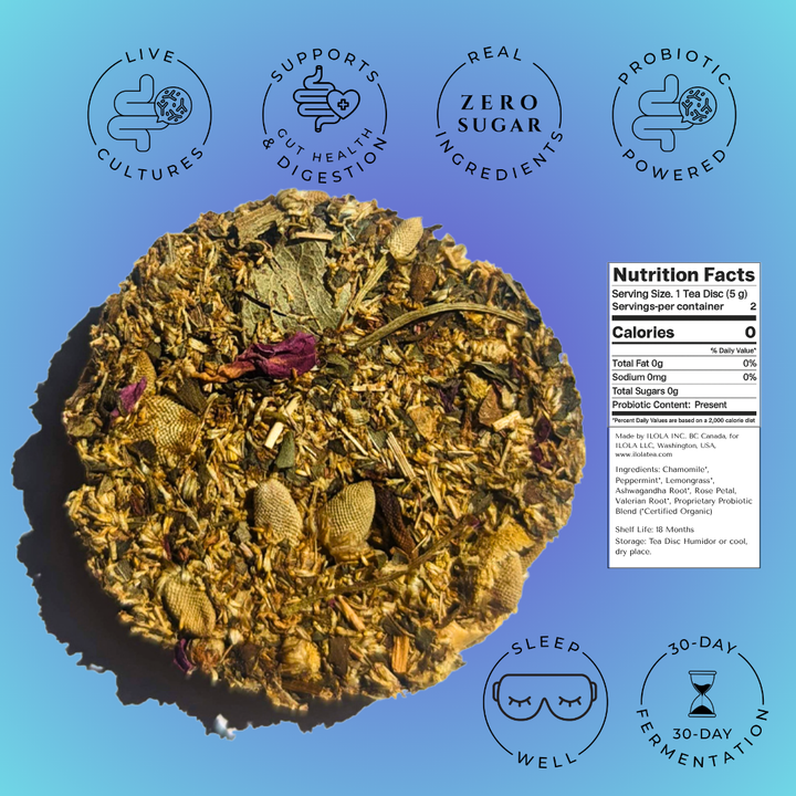Sweet Dreams No. 04 – Calming Probiotic Herbal Tea Discs